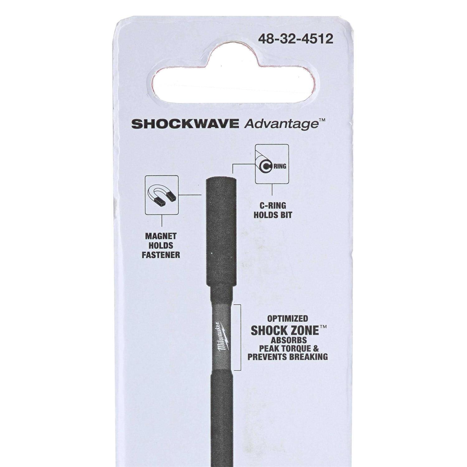 Milwaukee Shockwave Magnetic Bit Holder 48-32-4512 - Cheap Fitting