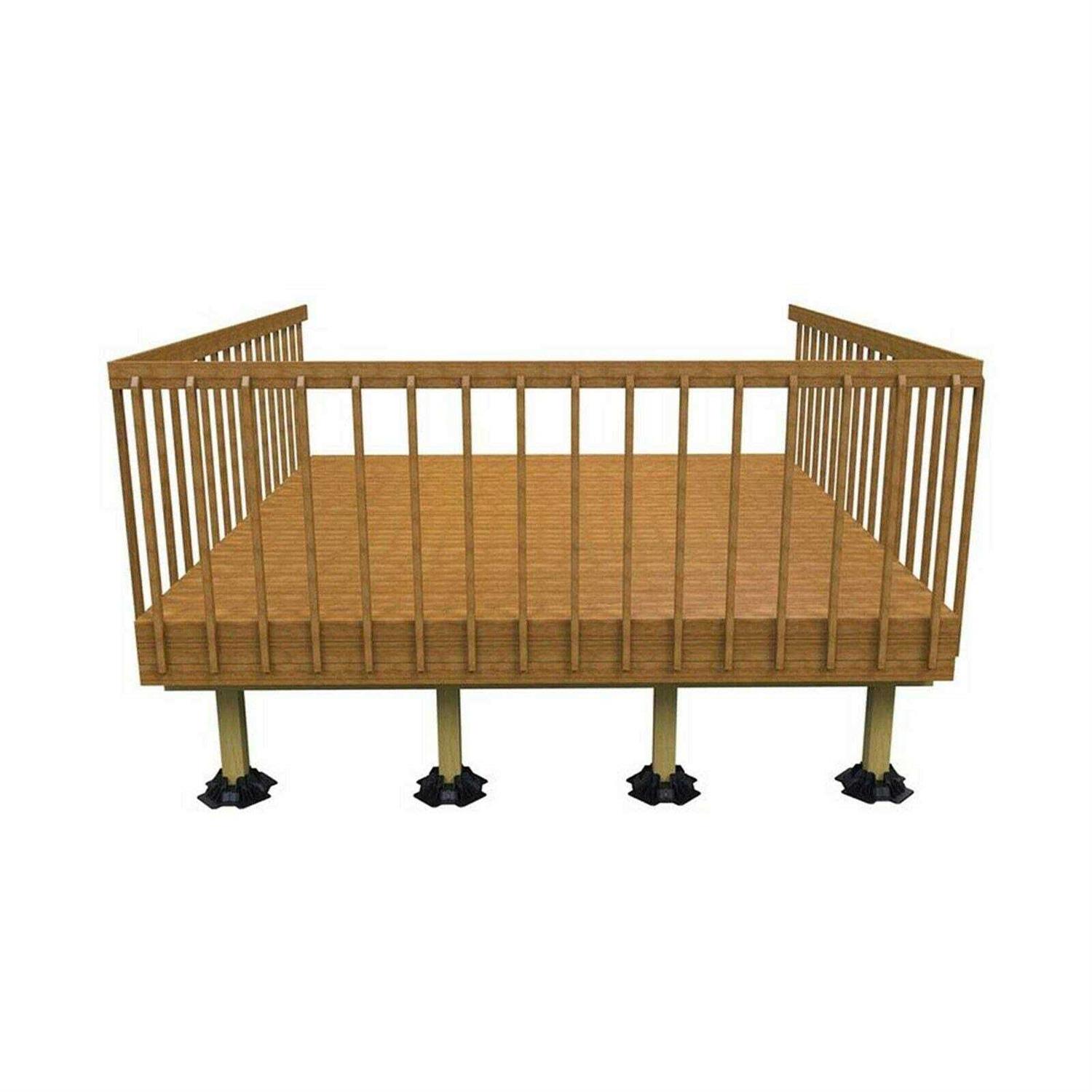 BuildTuff TuffBlock Polyolefin Plastic Deck Block - Cheap Fitting