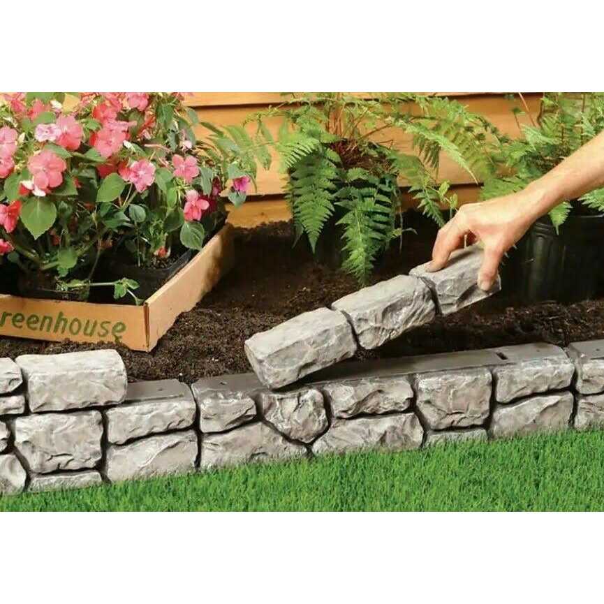 Dalen Products 6 in. x 10 ft. Stonewall Border - Cheap Fitting