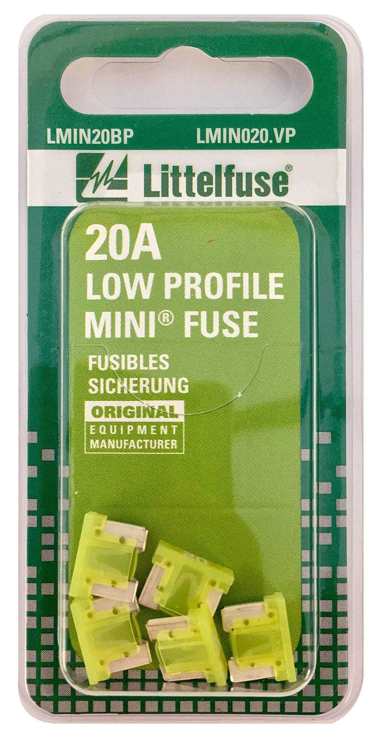 Littelfuse Low Profile Mini Fuse LMIN020VP - Cheap Fitting