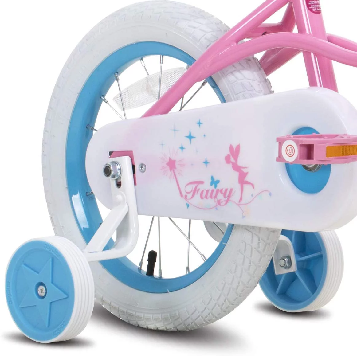 JOYSTAR Fairy Girls Bike for Toddlers and Kids Ages 5-9 Years Old Kids, 18 inch Wheels .Training Wheels Included,Pink - Cheap Fitting