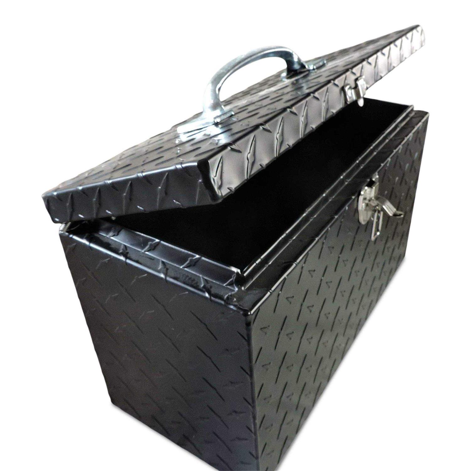 Hornet Outdoors Diamond Plate Aluminum Tool Box - Cheap Fitting