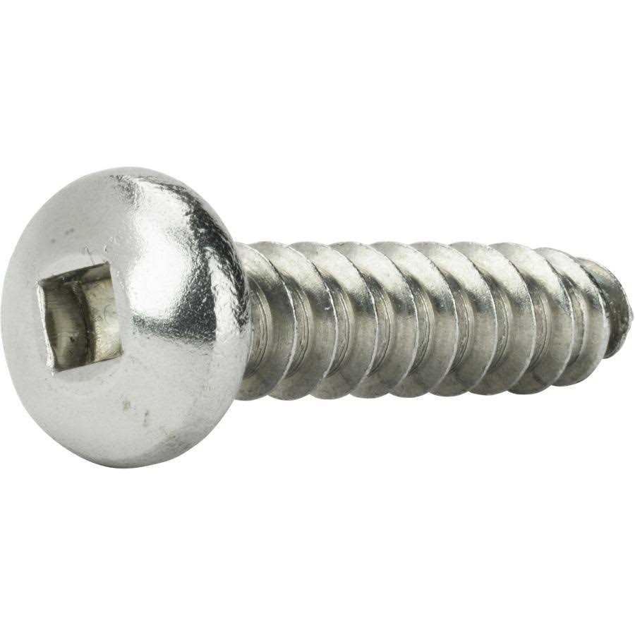 Fastenere.com Square Drive Pan Head Sheet Metal Screws Stainless Steel 18-8 Qty - Cheap Fitting