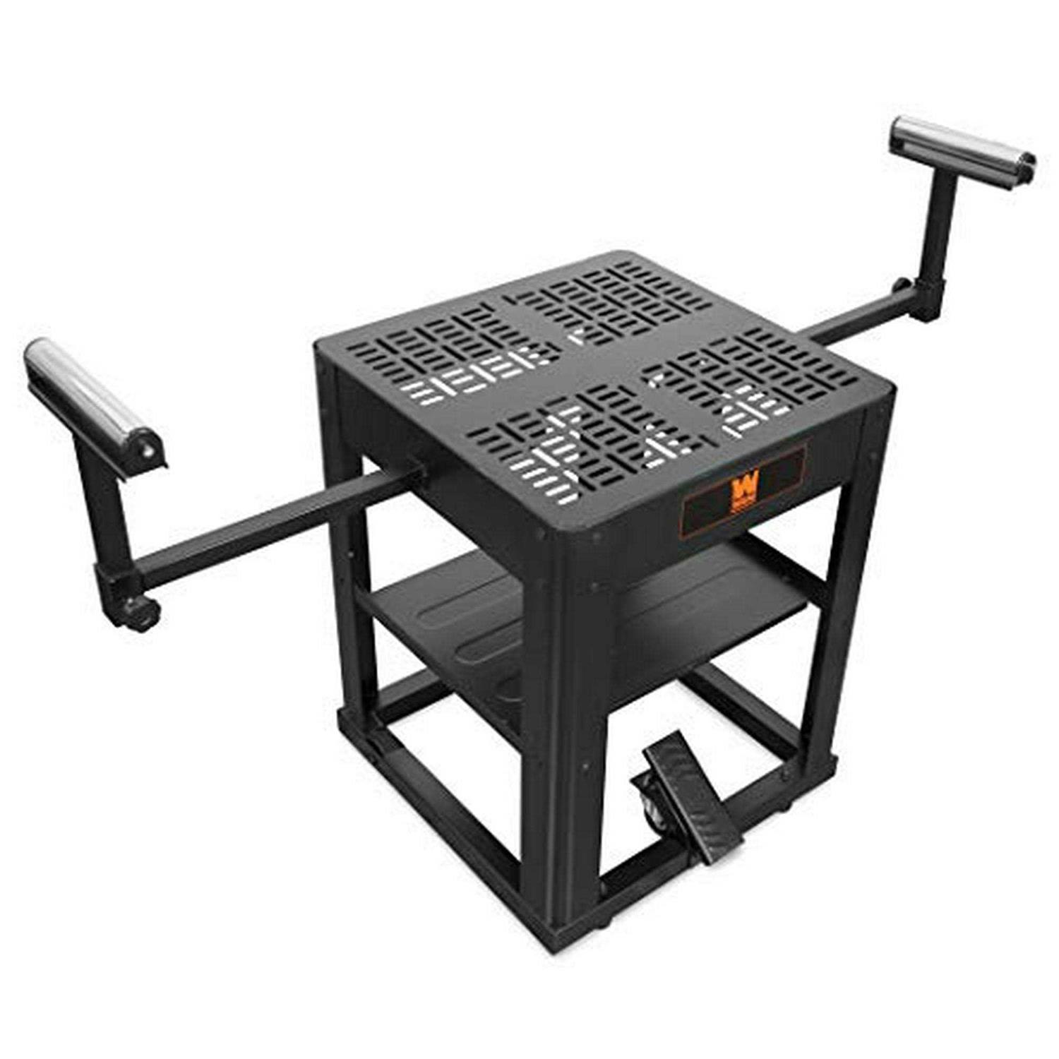 WEN MSA658T Multi-Purpose Rolling Planer and Miter Saw Tool Stand with Extension Rollers - Cheap Fitting
