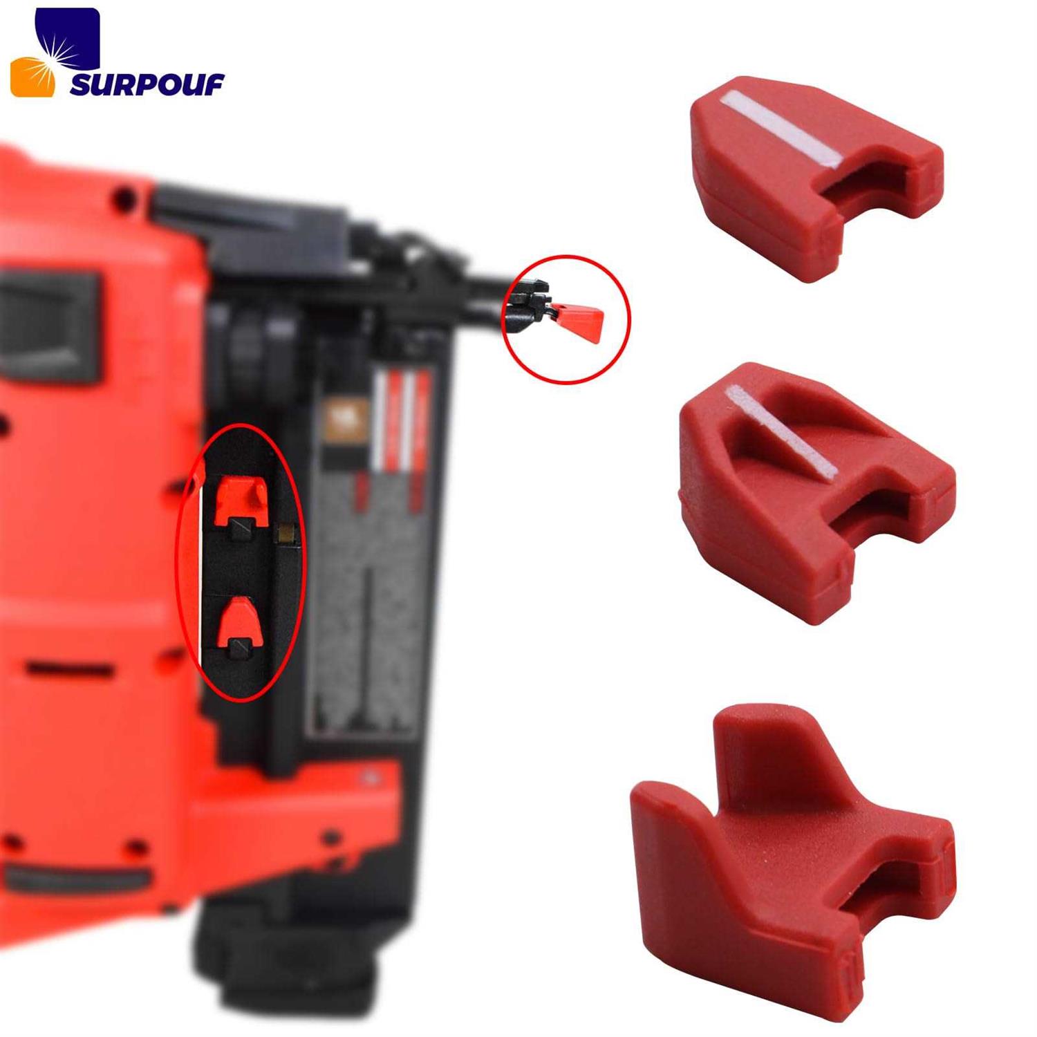 3-Pack SURPOUF 42-38-0017 No-mar Pad Kit Fits For Milwaukee M18 2746-20 Nailer Tip - Cheap Fitting