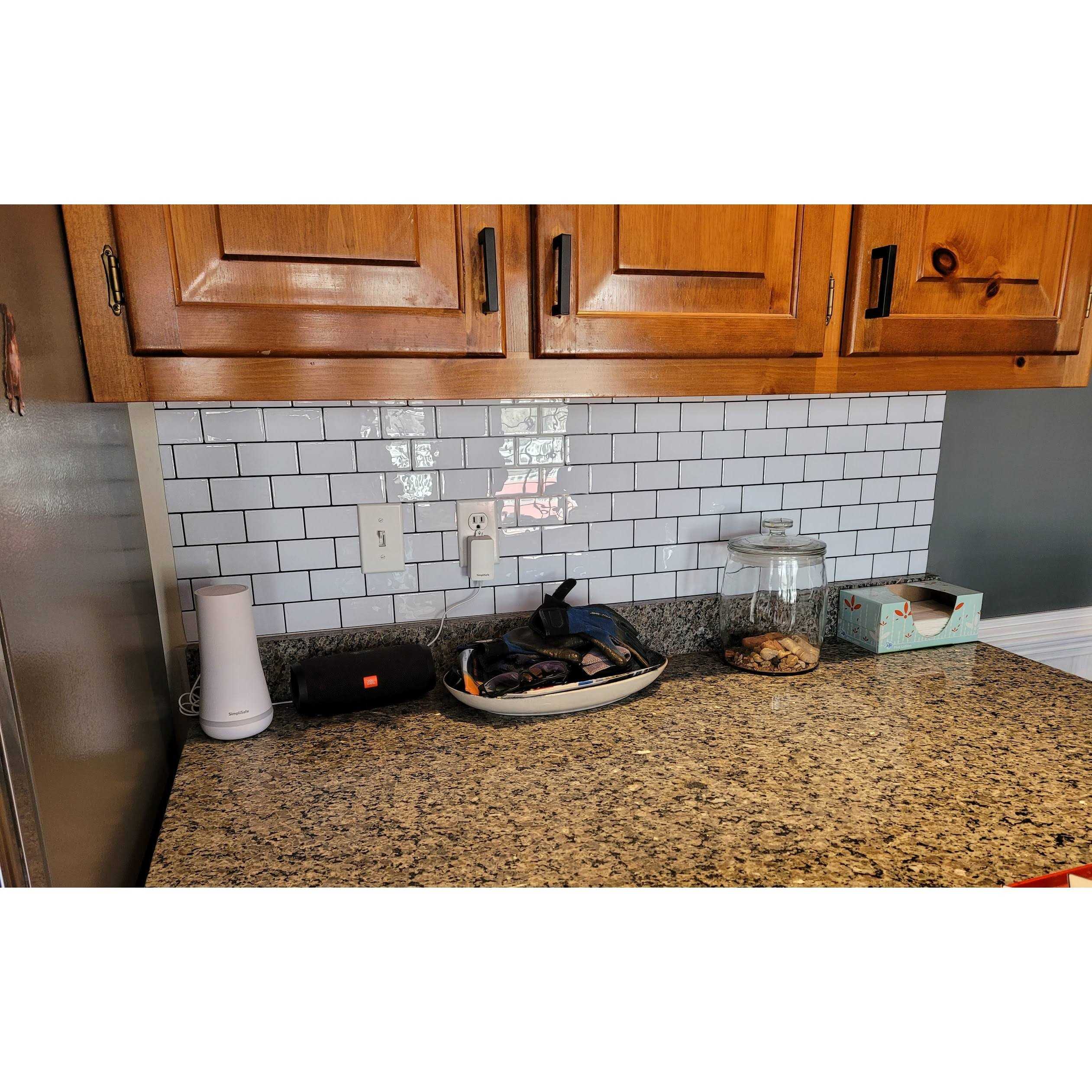 Art3d Peel and Stick Backsplash Subway Tiles - Cheap Fitting