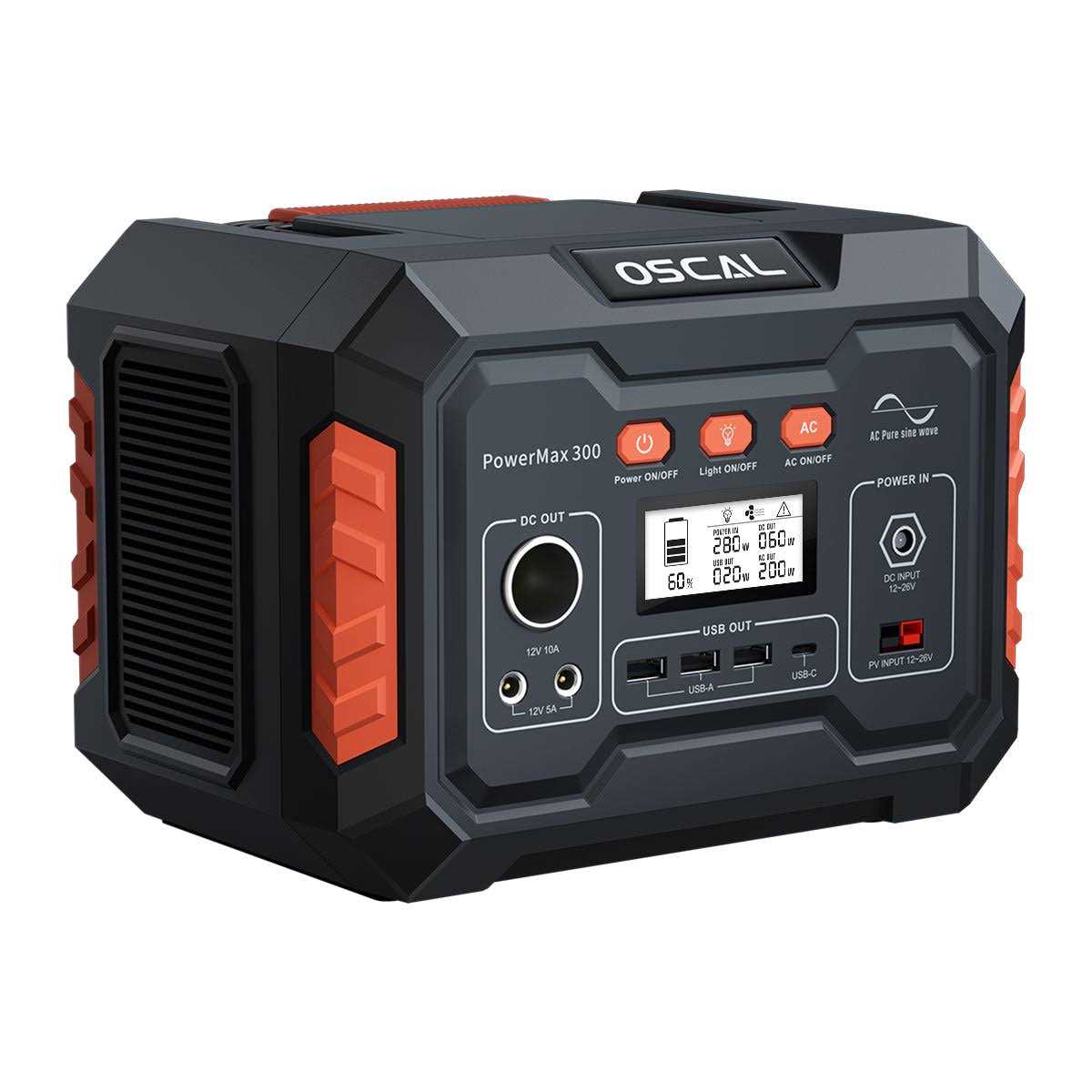 Blackview Oscal PowerMax 300 AC/DC Output 266Wh Portable Power Station - Cheap Fitting