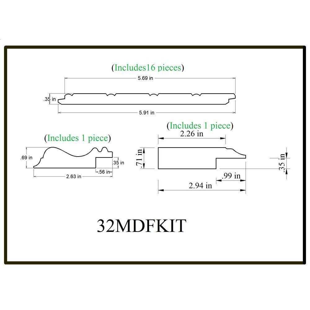House OF FARA 5/16 in. x 5-29/32 in. x 32 - Cheap Fitting
