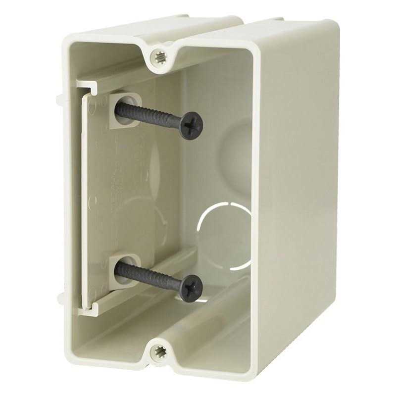 Allied Moulded SB-1 Sliderbox Single Gang Outlet Box - Cheap Fitting