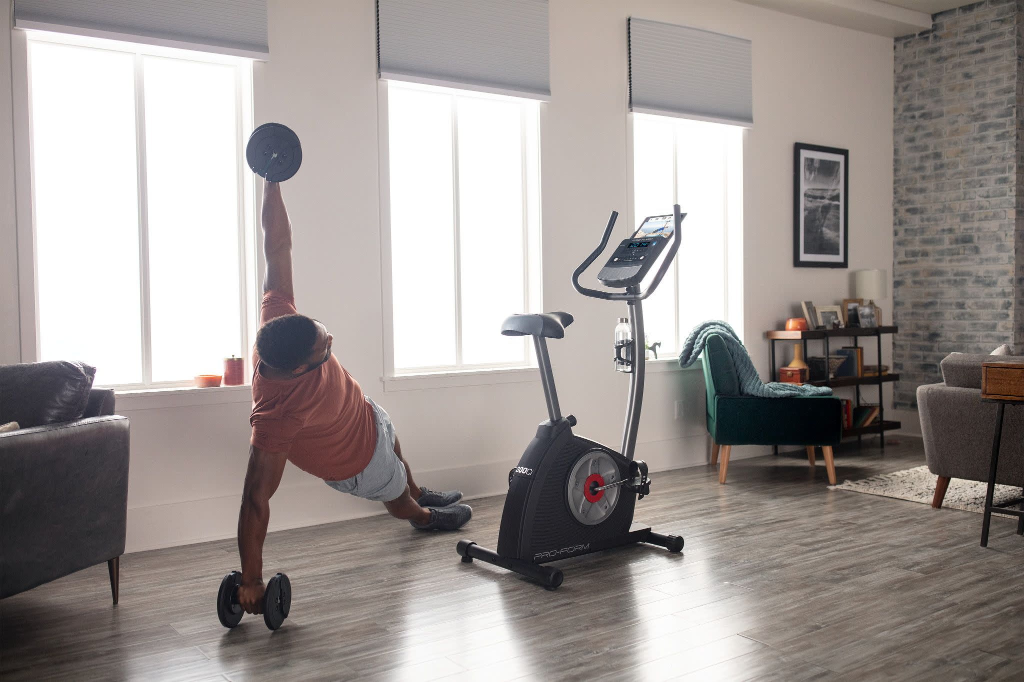 ProForm Cycle Trainer 300 Ci Upright Stationary Exercise Bike, Compatible with iFIT Personal Training - Cheap Fitting