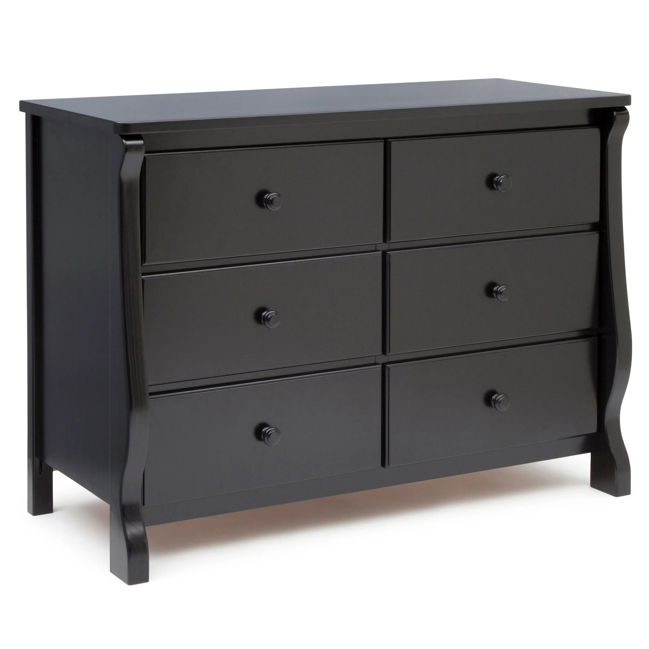 Delta Children Universal 6 Drawer Dresser with Interlocking Drawers - Greenguard Gold Certified, Dark Chocolate - Cheap Fitting