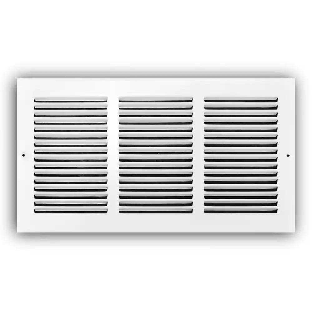 Everbilt 14 in. x 6 in. Steel Return Air Grille in White - Cheap Fitting