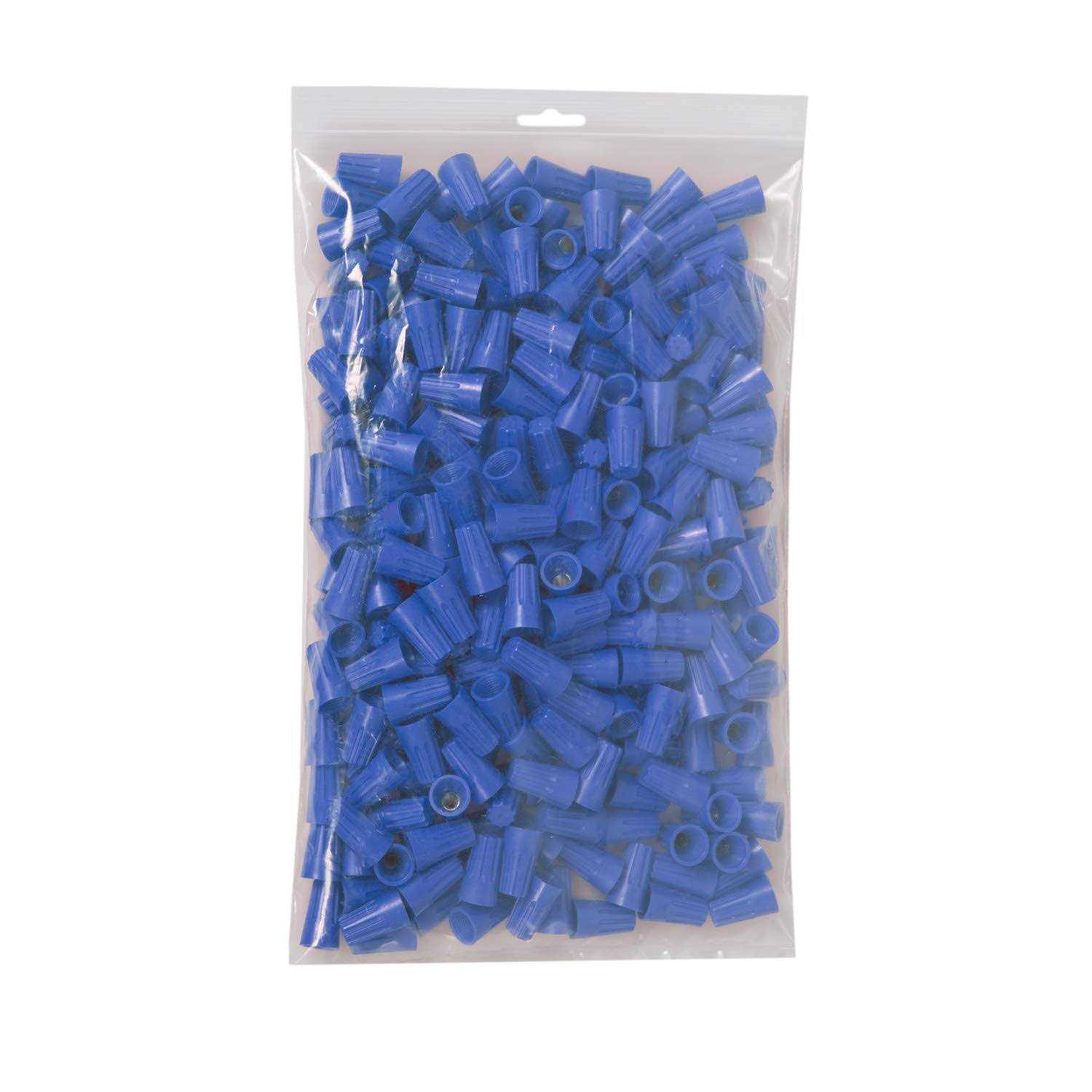 Maxxima Blue Electrical Wire Connector Screw Terminal 1000 Pack - Cheap Fitting