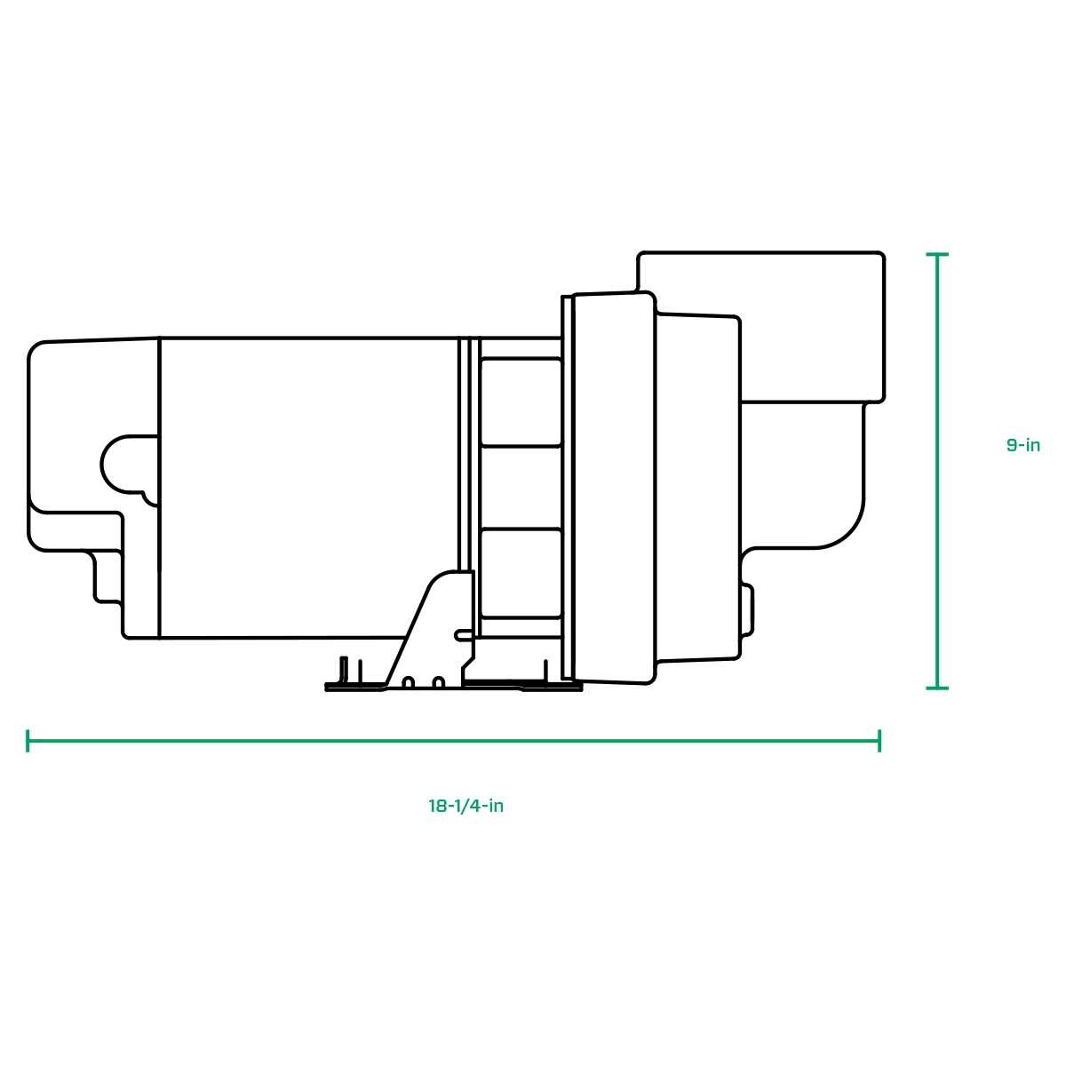 Zoeller 2-HP 115 and 230-Volt Cast Iron Lawn Pump 1333-0006 - Cheap Fitting