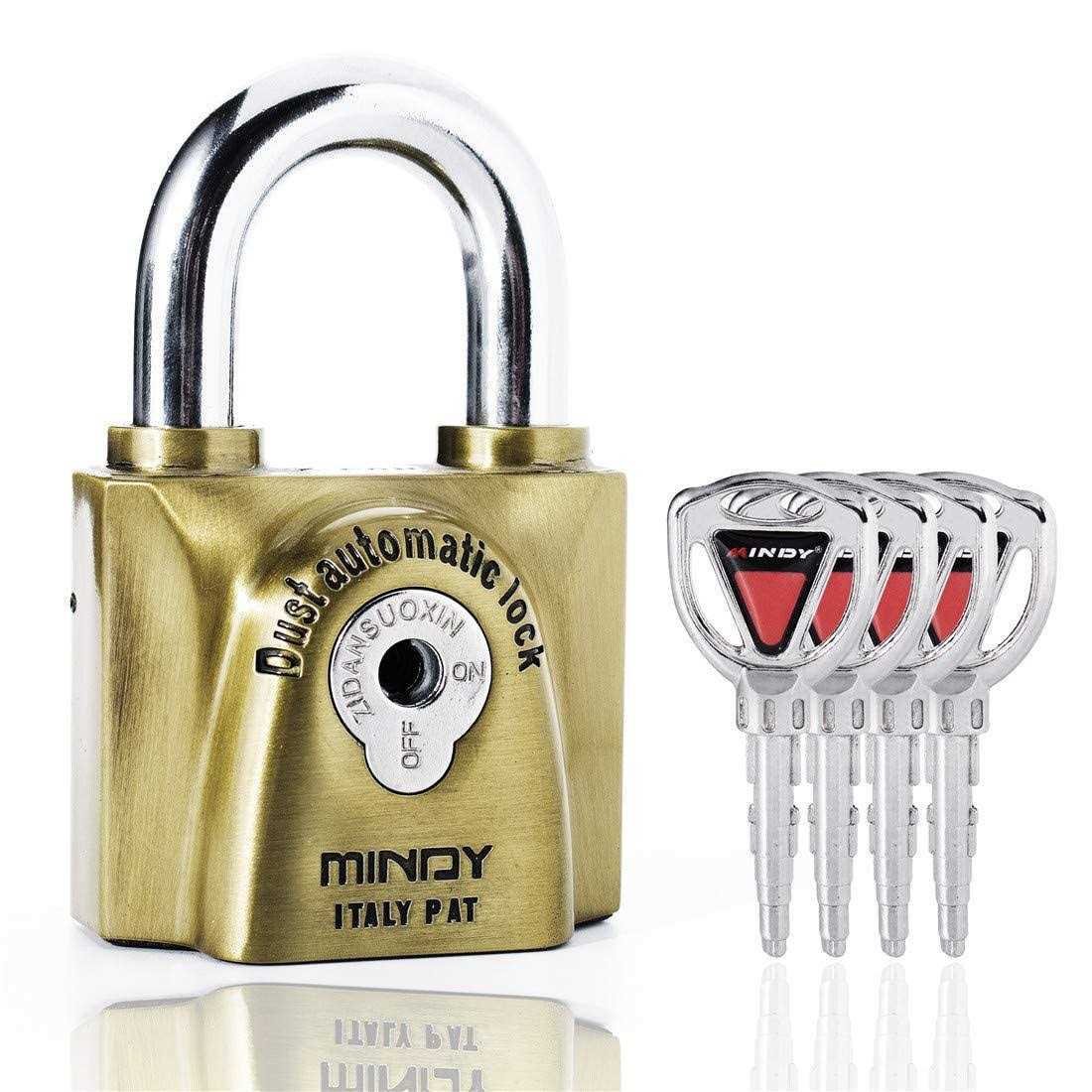 Mindy 60mm heavy duty lock warehouse waterproof keyed padlock top Security lock with 4pcs Keys - Cheap Fitting