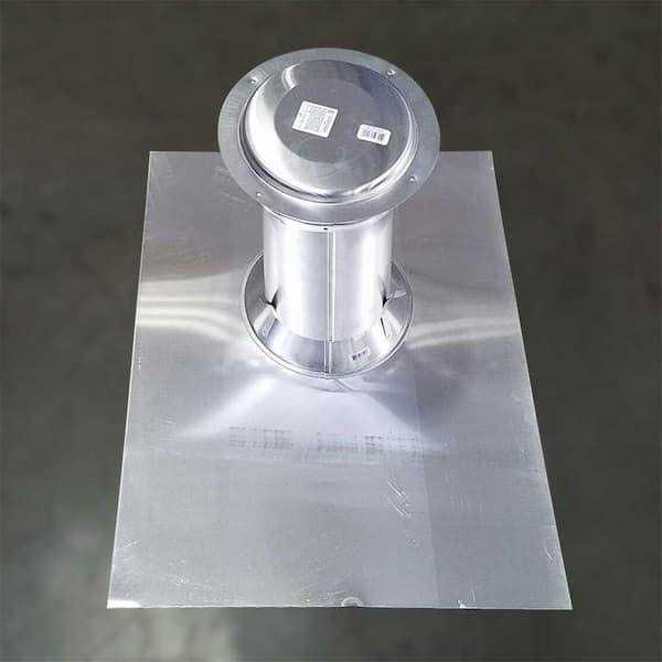 Gibraltar Building Products 4-in x 6-in Aluminum Vent and Pipe Flashing - Cheap Fitting