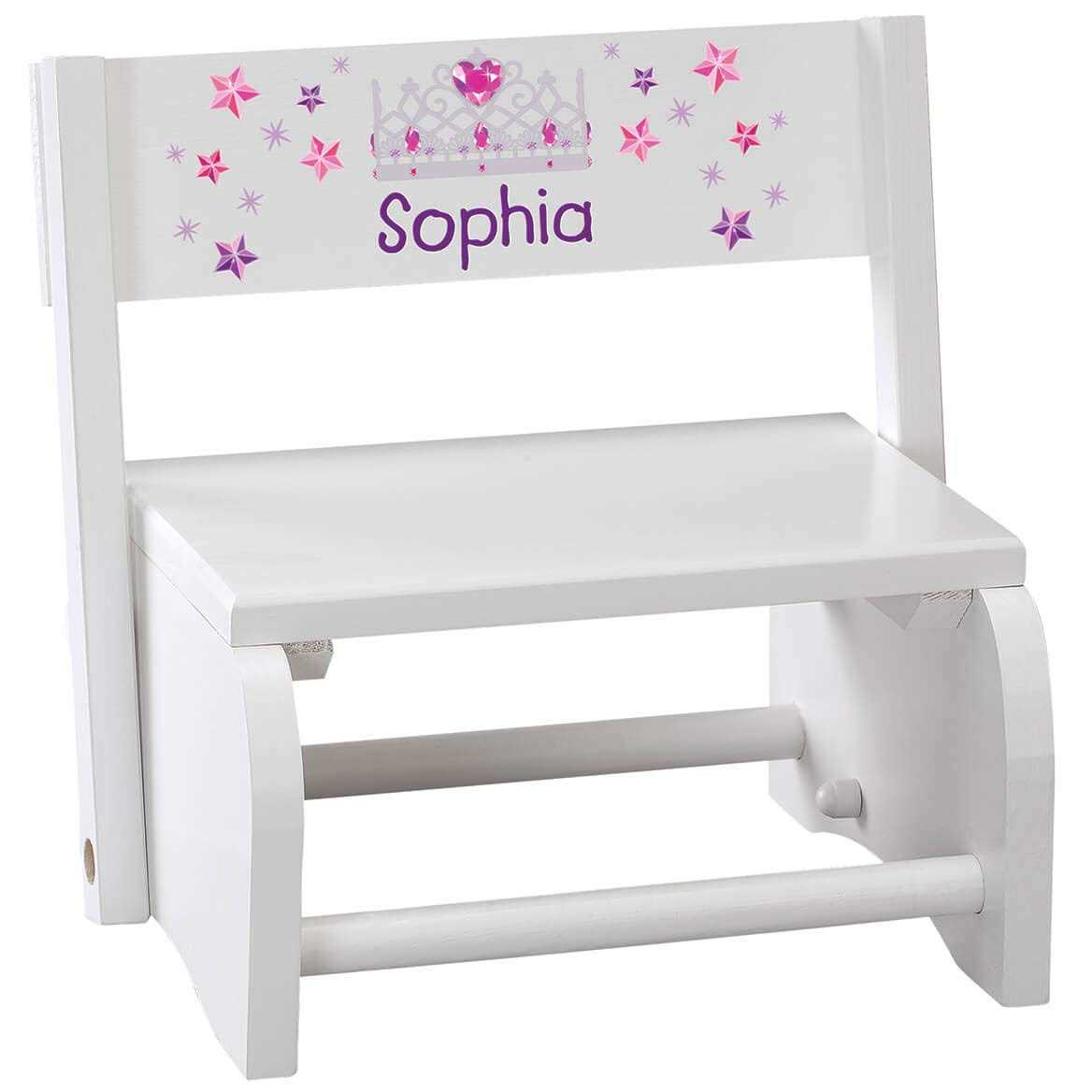 Fox Valley Traders Personalized Children’s White Step Stool - Cheap Fitting
