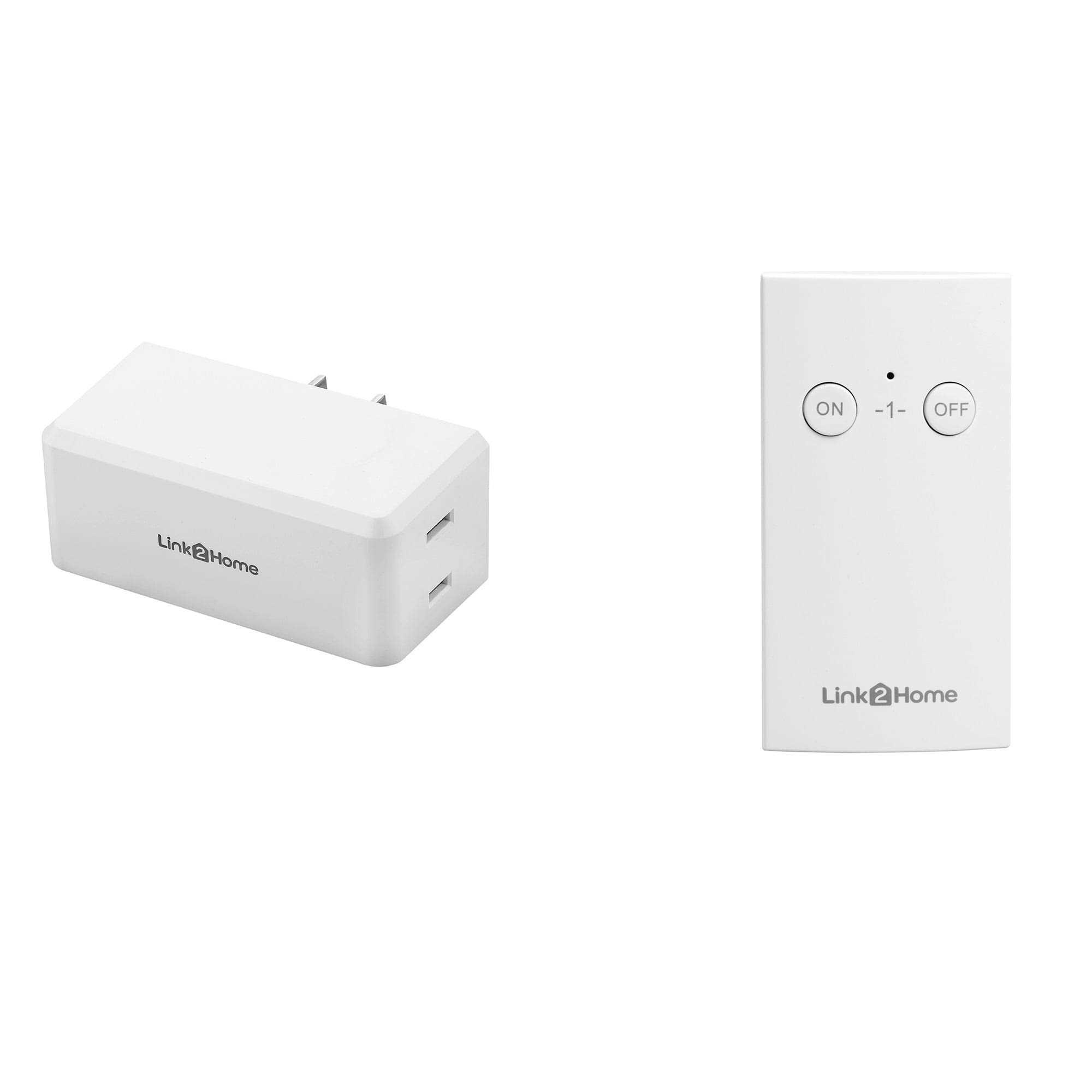 Link2Home Wireless Remote Control Light Switch Outlet - Cheap Fitting