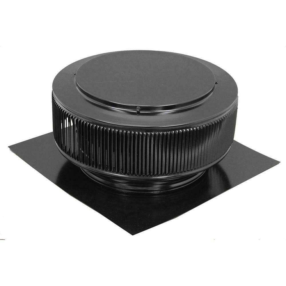 Active Ventilation Aura Vent 12 in. Diameter Aluminum Powder Coated Black AV-12-C2-BL - Cheap Fitting