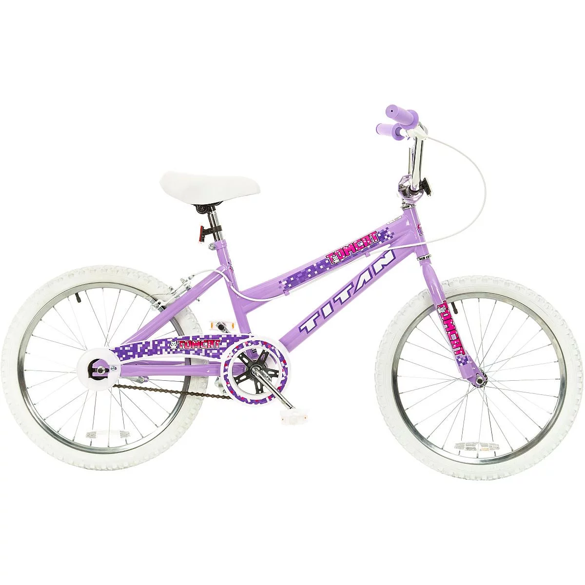 Titan Tomcat Girls BMX Bike with 20 In. Wheels, Lavender - Cheap Fitting