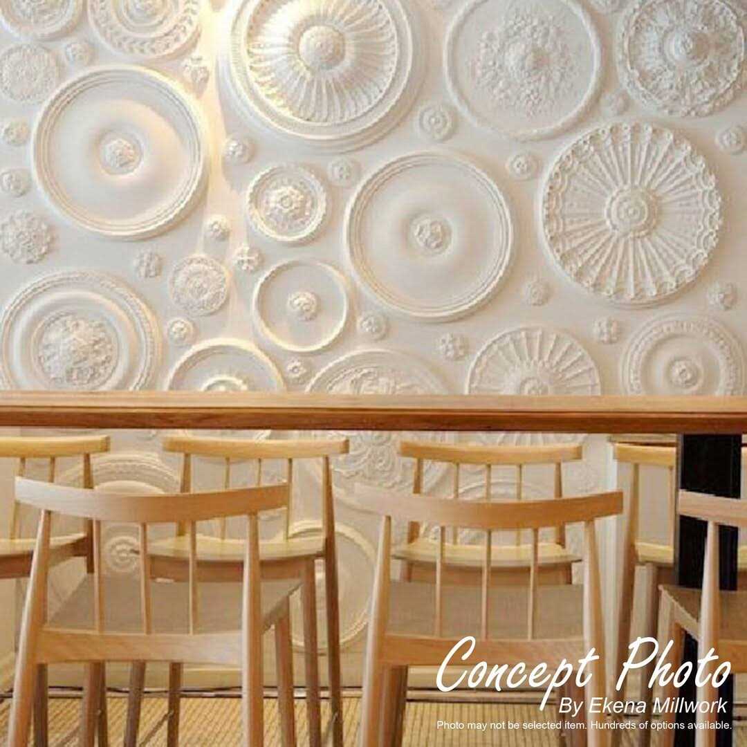 Ekena Millwork CM24SH2-04500 24OD x 4 1/2ID x 3P Shakuras Ceiling Medallion - Cheap Fitting