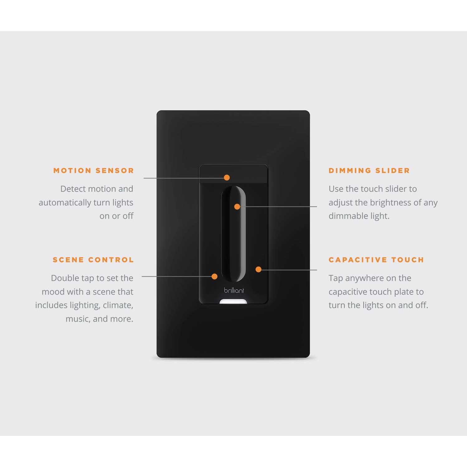 Brilliant Smart Dimmer Switch - Cheap Fitting