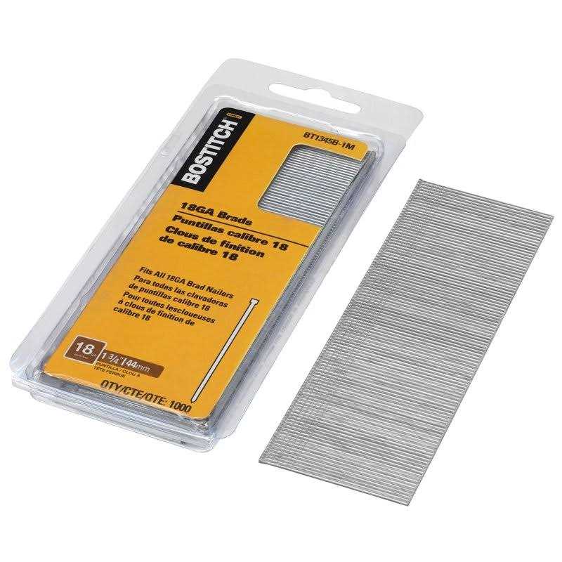 Bostitch 18 Gauge Brad Nails BT1350B-1M - Cheap Fitting