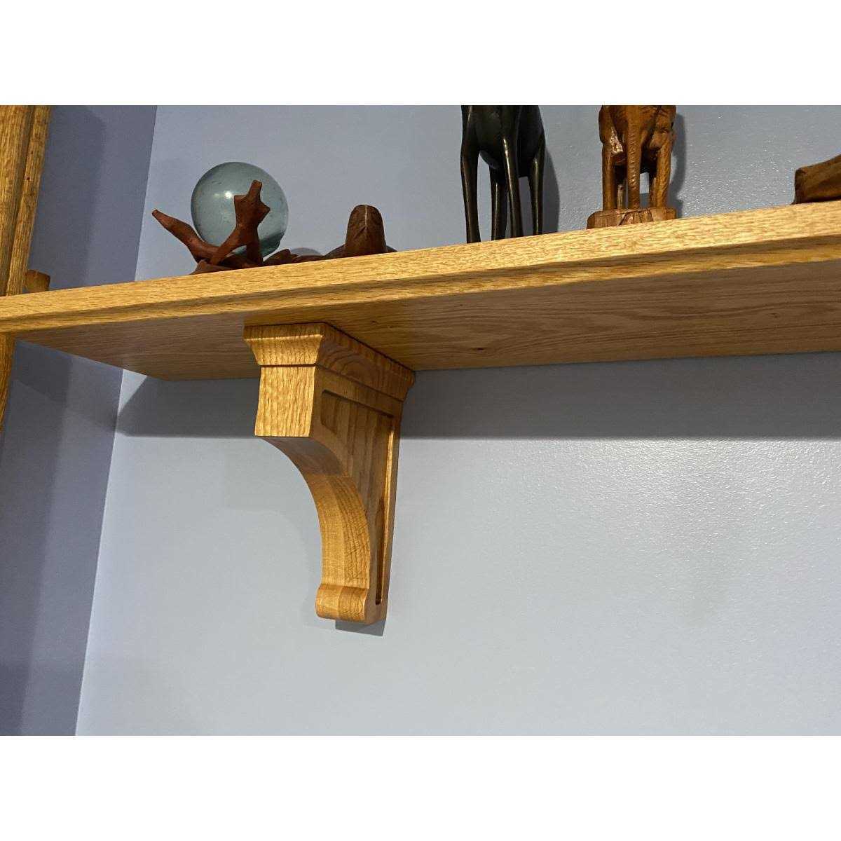 Ekena Millwork BKTW02X04X06GORW 2.5 x 4 x 6 in. Small Gomez Wood Bracket - Cheap Fitting