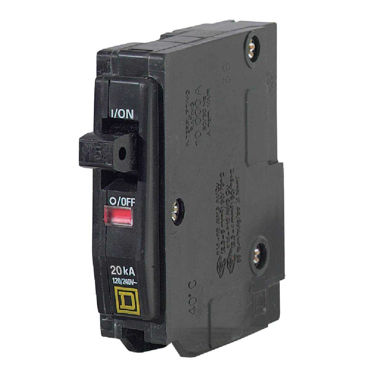 Square D QO 20 Amp Single-Pole Circuit Breaker - Cheap Fitting