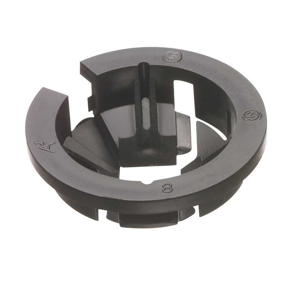 Arlington NM95 Black Button Push-In Non-Metallic Cable Connector - Cheap Fitting