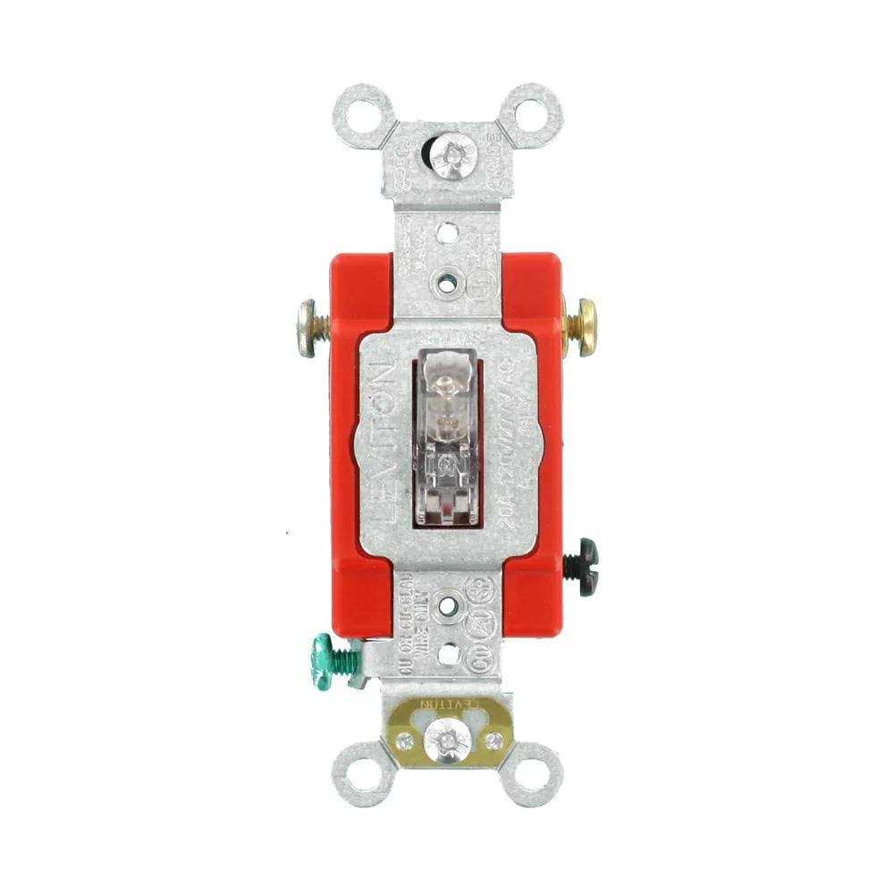 Leviton Single-Pole Toggle Switch 1221 - Cheap Fitting