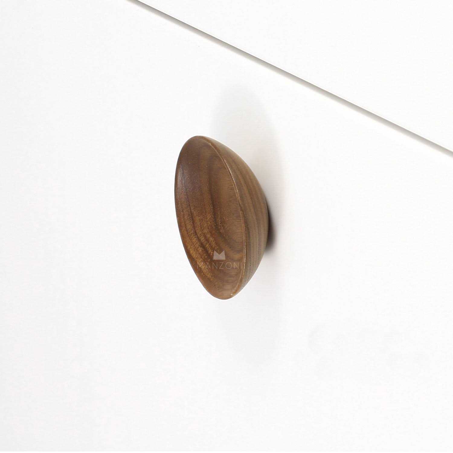 Manzoni MN4328-065 Designer Wood 2-1/2 inch Mushroom Cabinet Knob - Cheap Fitting