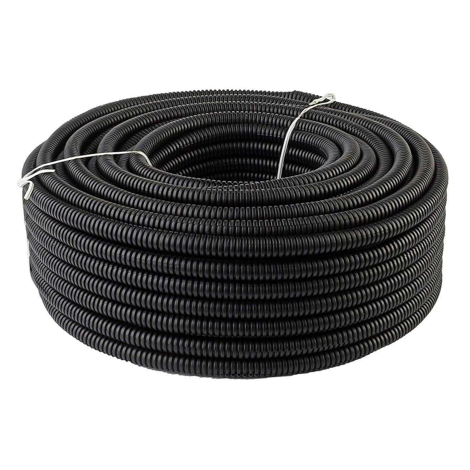 Split Wire Loom Conduit Polyethylene Tubing Black Color Sleeve Tube - Cheap Fitting