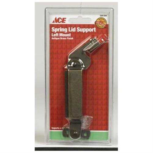 Ace Antique Brass Spring Lid Support - Cheap Fitting