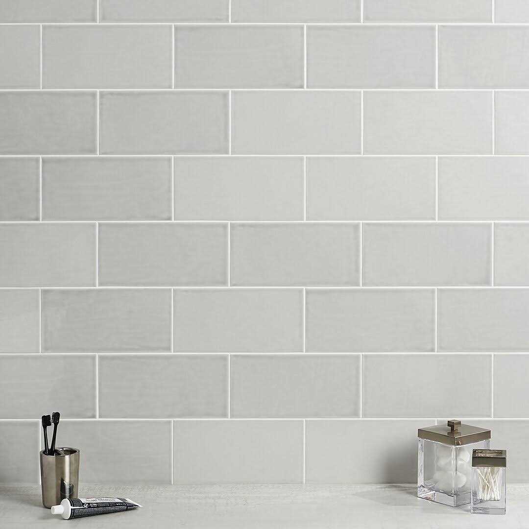 Ivy Hill Tile Siene Smoke Gray 5 in x 10 in Ceramic Wall Tile - Cheap Fitting