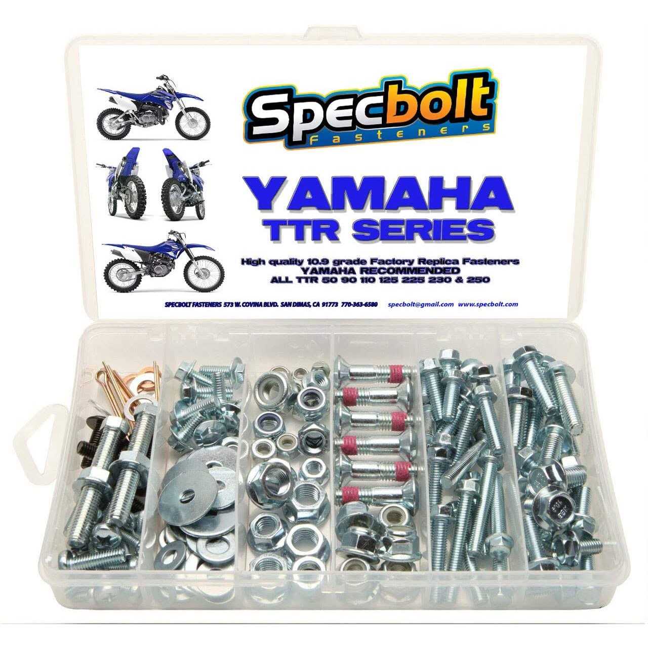 120pc Yamaha TTR 50 90 110 125 225 250 4 Stroke Bolt Kit - Cheap Fitting