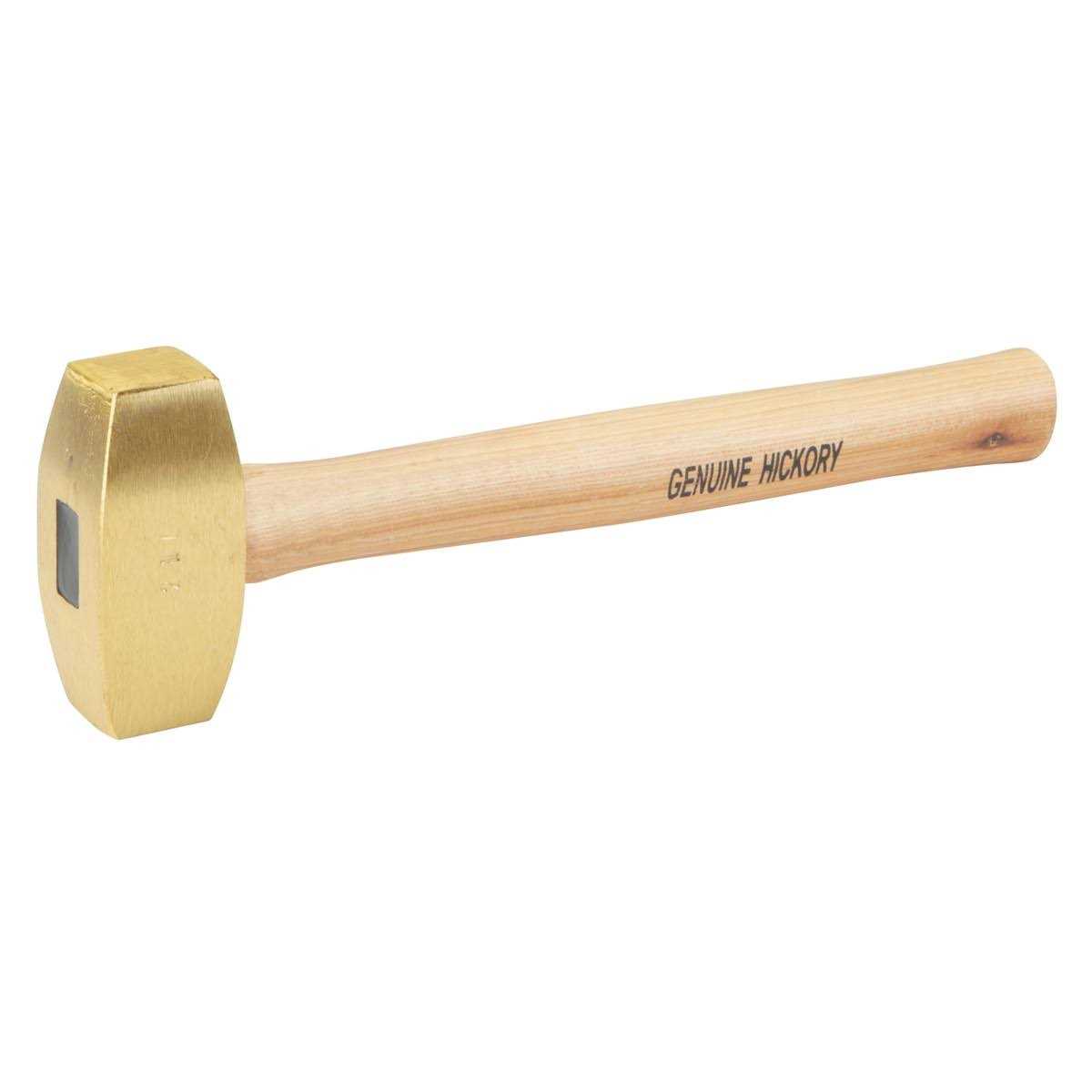Pittsburgh Pro 2 lb. Hickory Handle Brass Hammer - Cheap Fitting