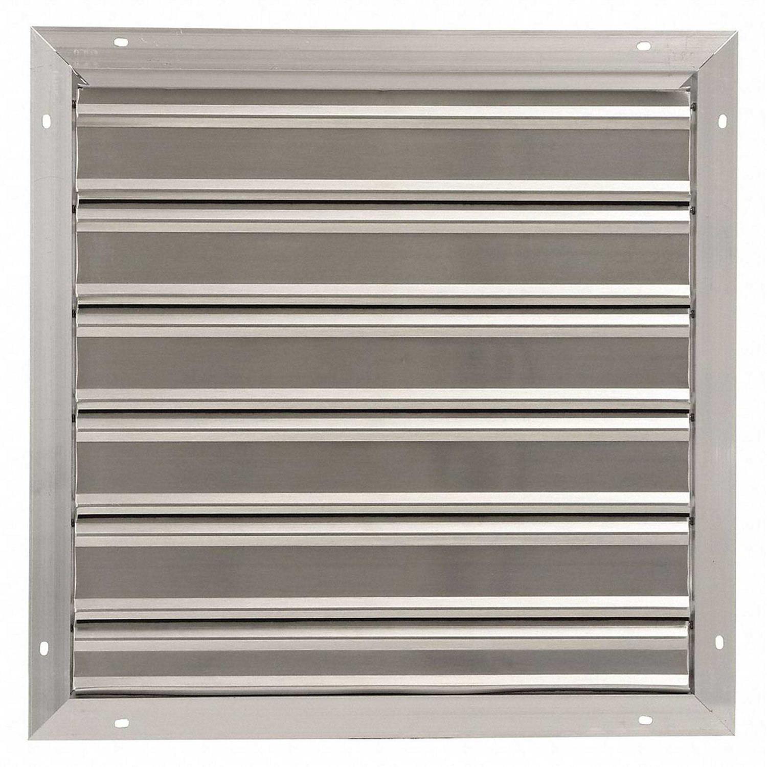 Dayton 24 in Backdraft Damper / Wall Shutter - Cheap Fitting