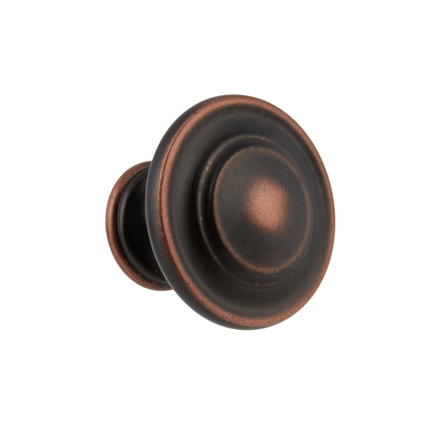 Allen + Roth 1.3-in Aged Bronze Round Transitional Cabinet Knob Z107-34-EORB	Allen + Roth 1.3-in Aged Bronze Round Transitional Cabinet Knob Z107-34-EORB - Cheap Fitting