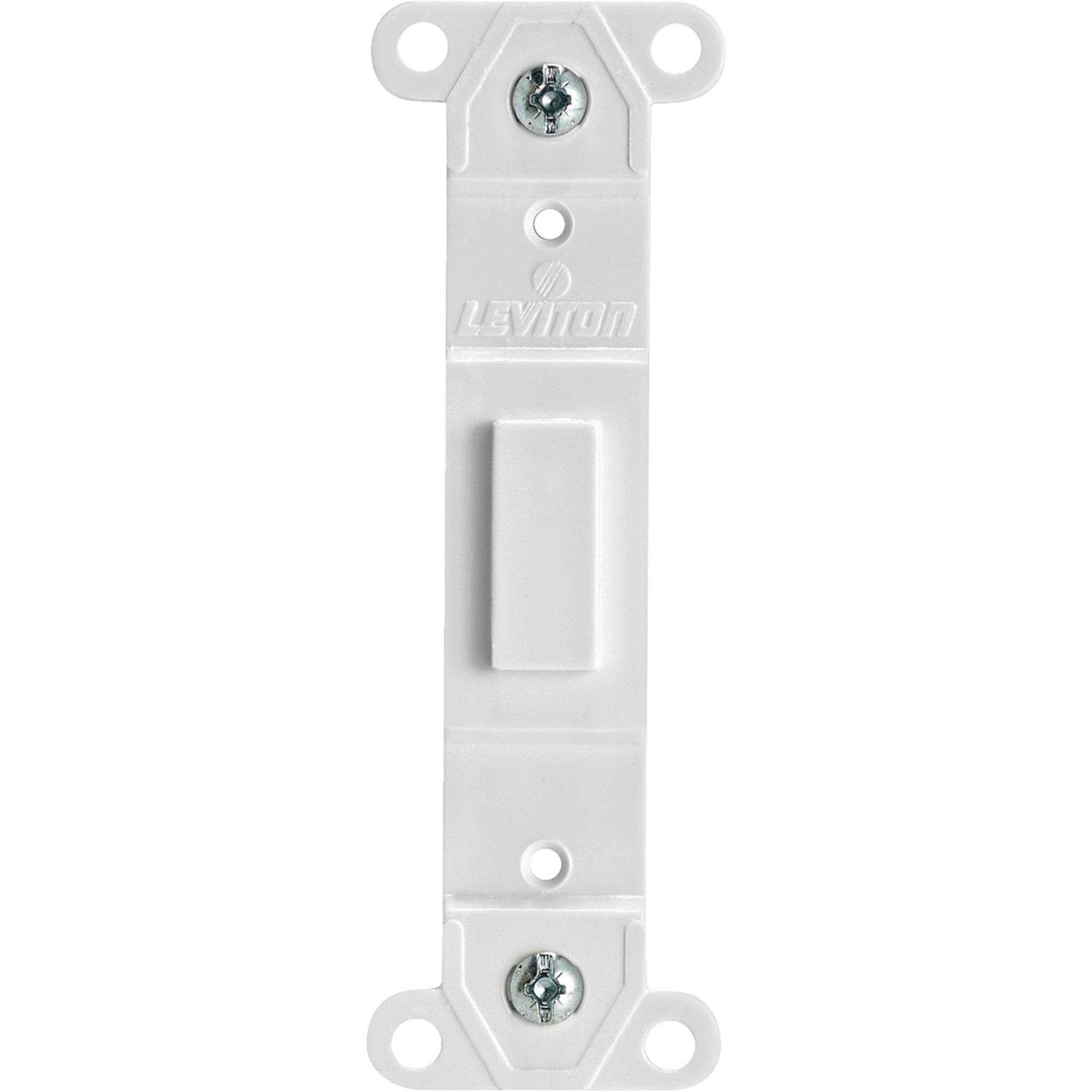 Leviton 80700-W Blank Toggle Insert - Cheap Fitting