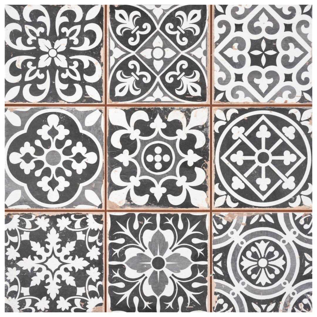 Faenza 13 x 13 Ceramic Patterned Wall & Floor Tile Merola Tile - Cheap Fitting