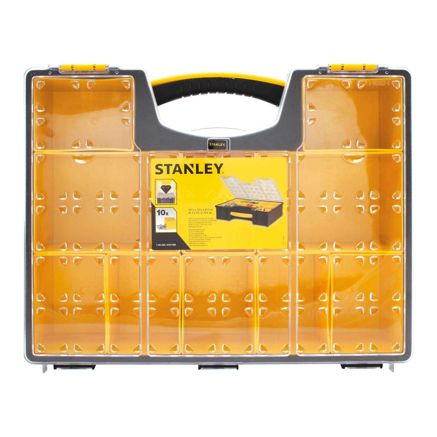 Stanley 014710R Deep Professional 10-Compartment Organizer - Cheap Fitting
