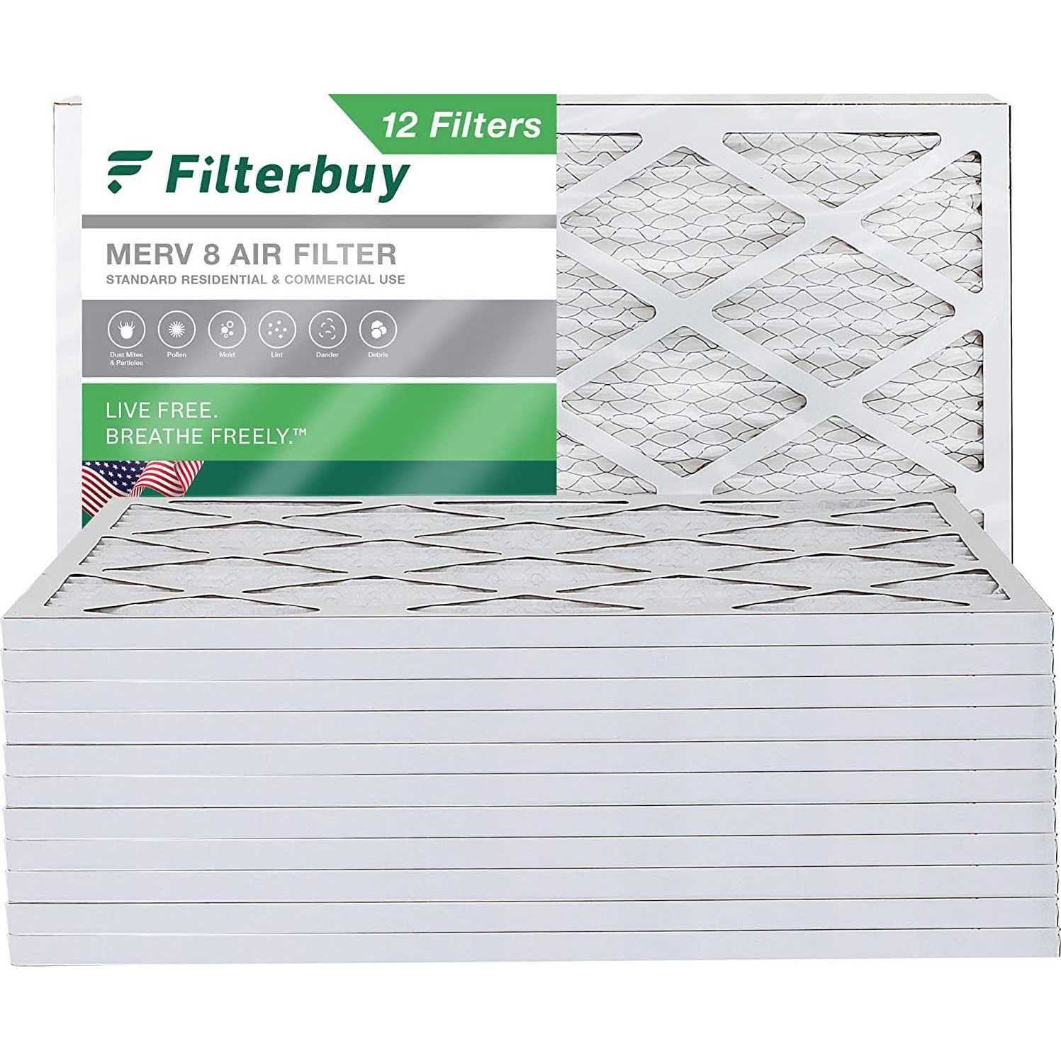 Filterbuy Air Filter MERV 8 - Cheap Fitting