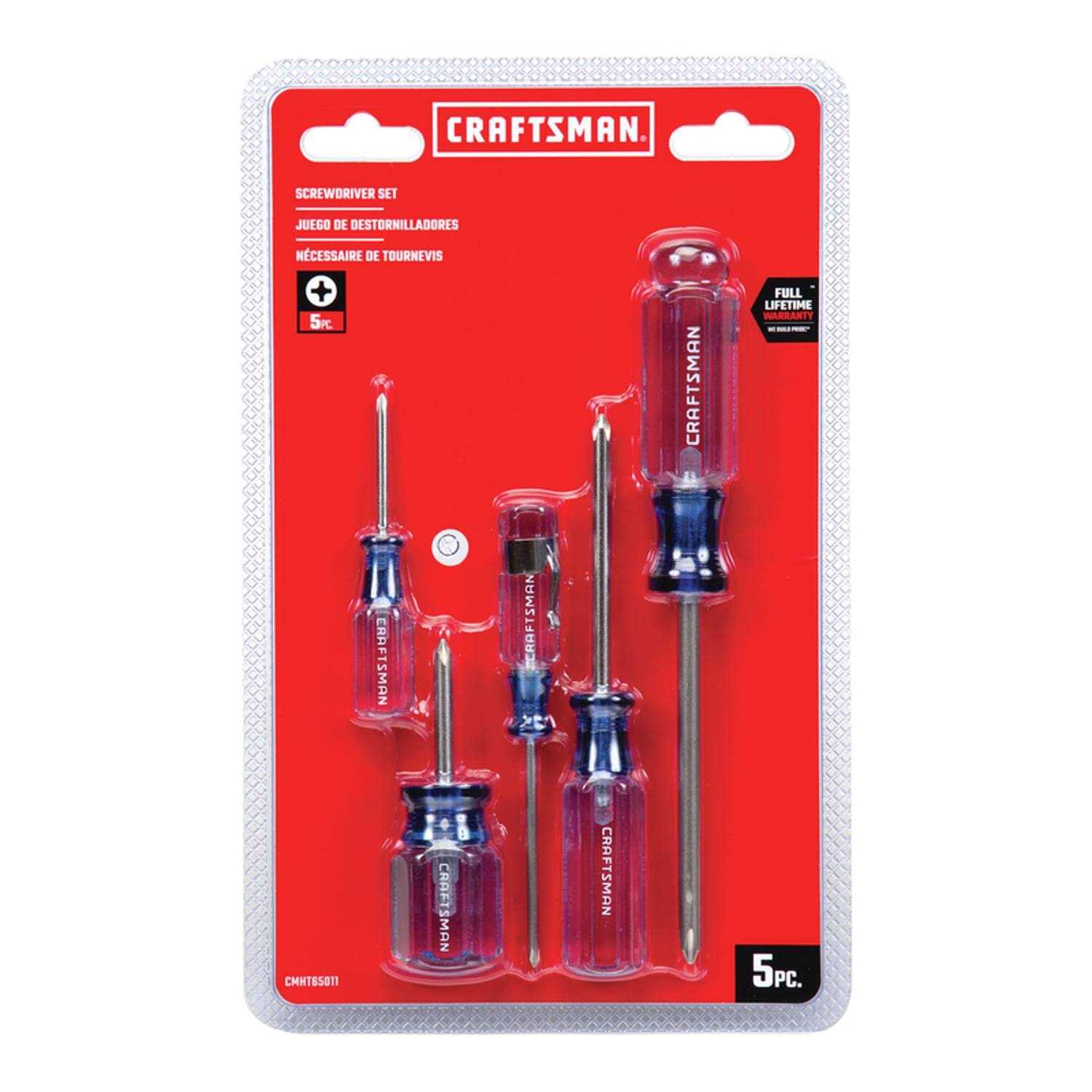 Craftsman Phillips Screwdriver Set - Cheap Fitting