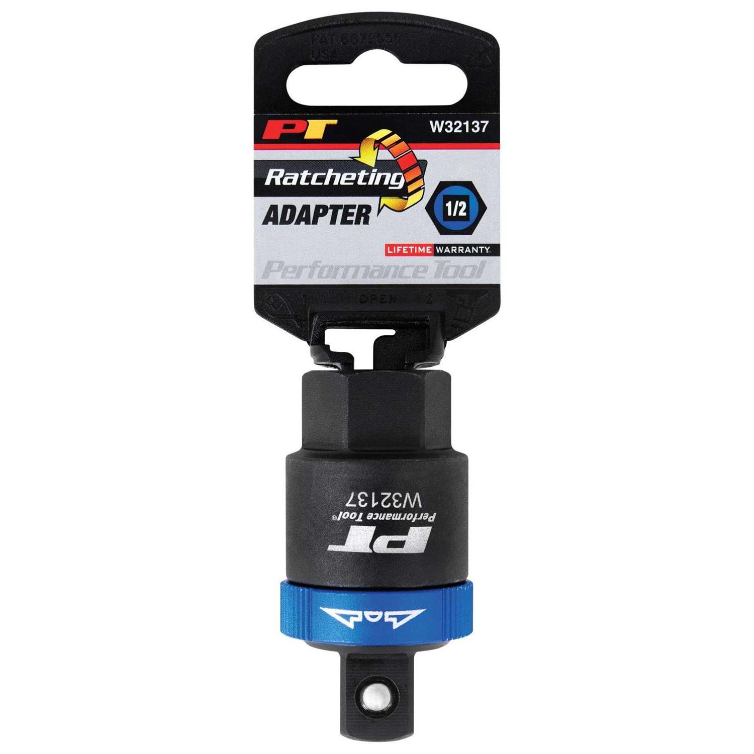 Performance Tool W32137 1/2 Dr. Ratcheting Adapter - Cheap Fitting