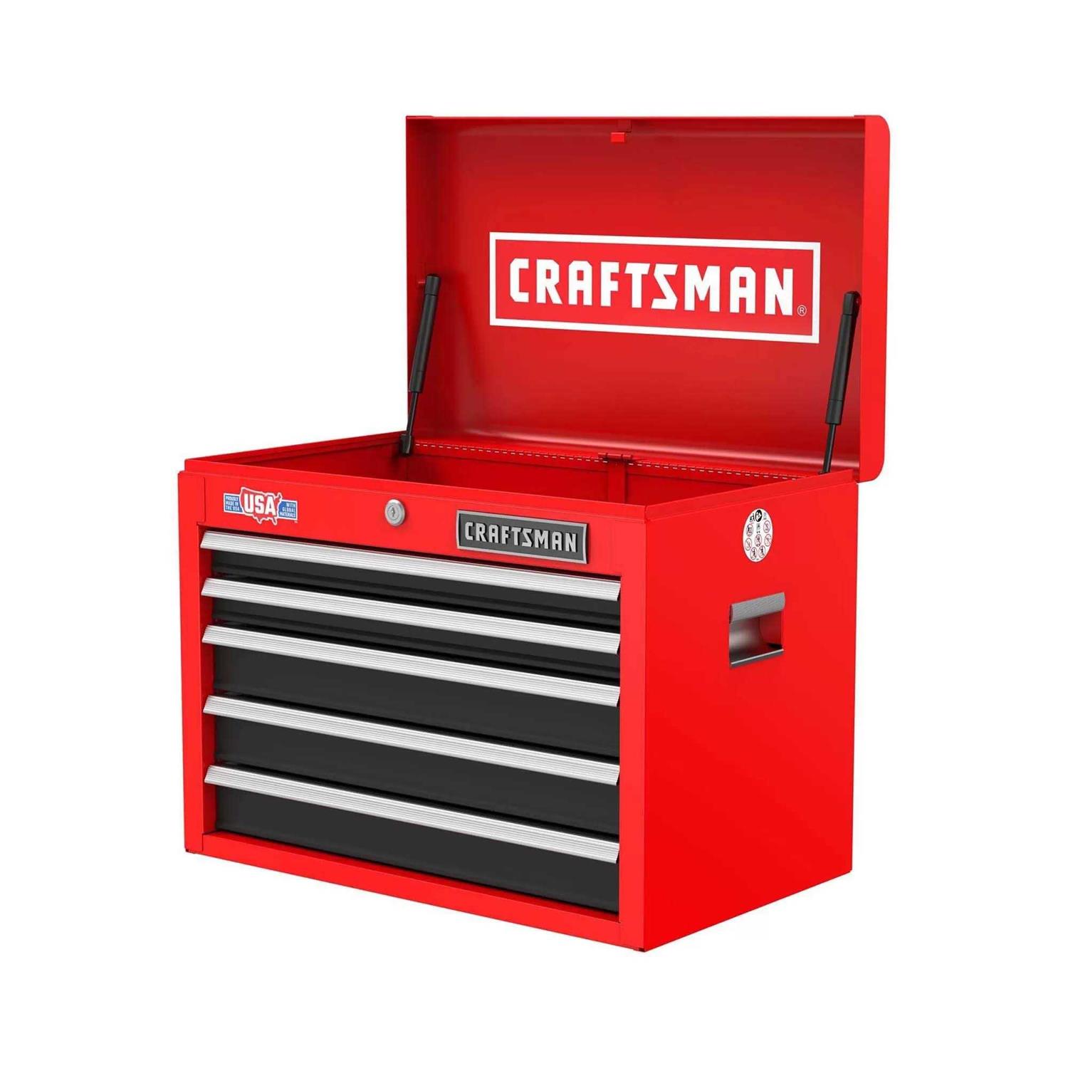 Craftsman 2000 Series 26-in W x 19.75-in H 5-Drawer Steel Tool Chest CMST98263RB - Cheap Fitting