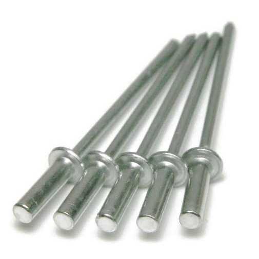 Albany County Fasteners Closed End Pop Rivet Aluminum – 4-2, 1/8 x .360 (.063 – .125) – Qty: 100 - Cheap Fitting