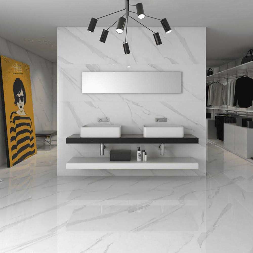 Delaney 48 x 24 Porcelain Wall & Floor Tile The Tile Life - Cheap Fitting