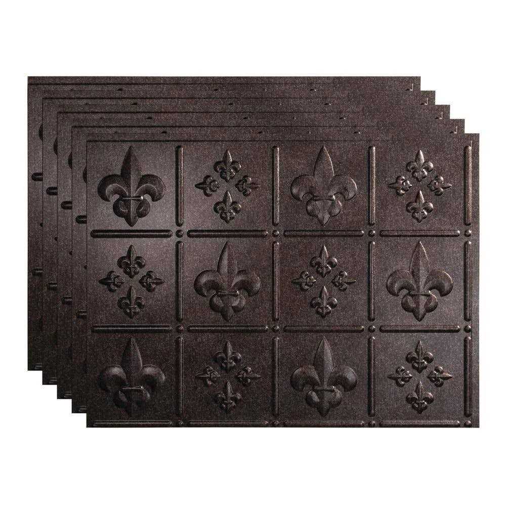 Fasade Fleur De Lis 15-square Foot Backsplash Kit - Cheap Fitting