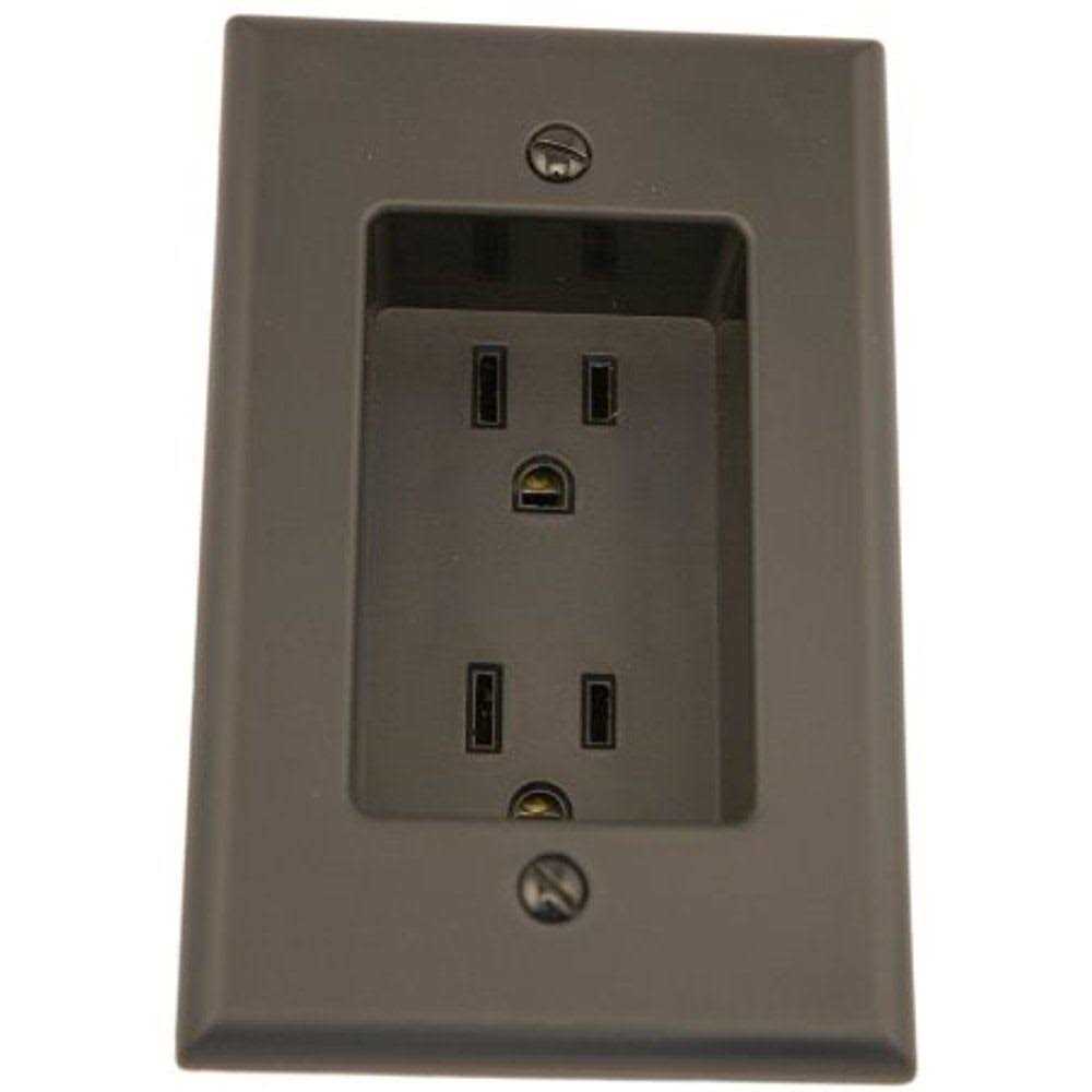 Leviton Recessed Duplex Receptacle 689 - Cheap Fitting
